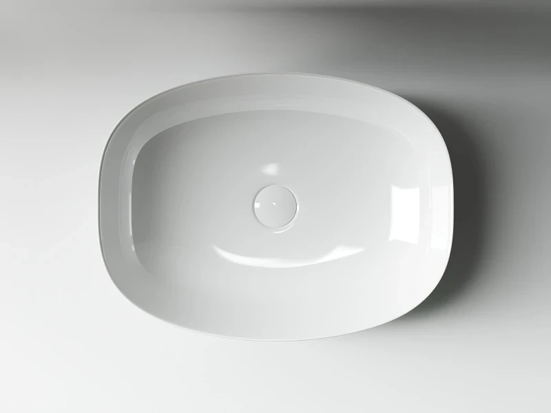 Раковина-чаша Ceramicanova Element 50 CN5005 Белая фаянс накладная