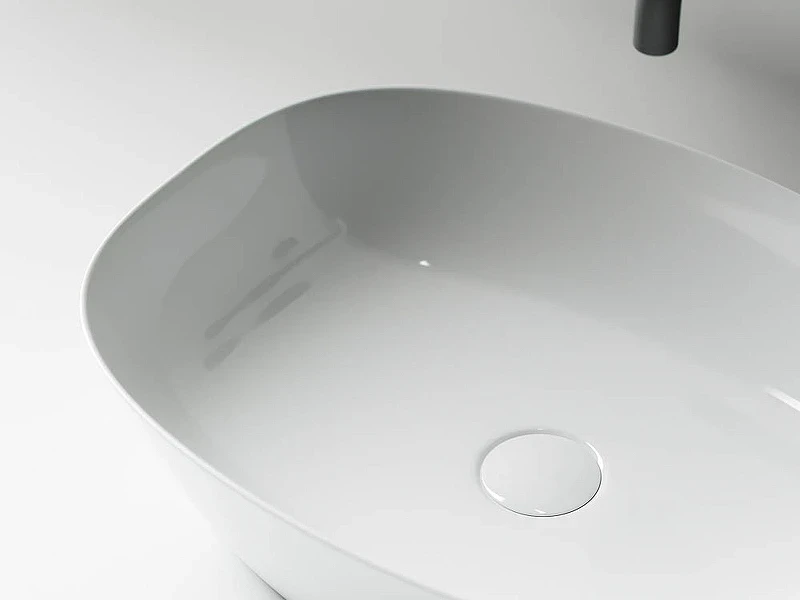 Раковина-чаша Ceramicanova Element 50 CN5005 Белая фаянс накладная