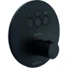 Смеситель для душа Paffoni Compact Box CPT019NO с термостатом цвет Черный матовый