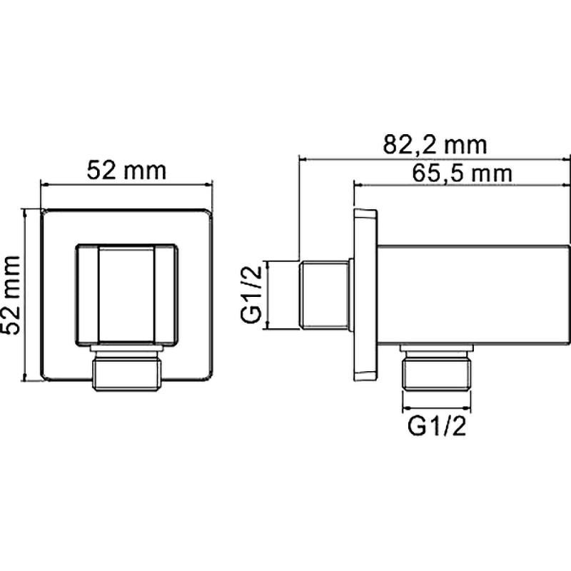Гигиенический душ со смесителем WasserKRAFT Aller A106157 Хром латунь на стену