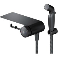 Гигиенический душ со смесителем AM.PM X-Joy TouchReel F0H85A822 Черный матовый латунь встраиваемый