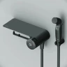 Гигиенический душ со смесителем AM.PM X-Joy TouchReel F0H85A822 Черный матовый латунь встраиваемый