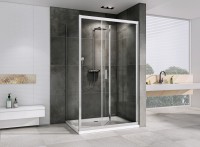 Душевой уголок Abber Sonnenstrand 90x90 AG07090-S90 профиль Хром стекло прозрачное
