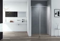 Душевая дверь Cezares Urban 120 URBAN-B-12-120-C-CR профиль Хром стекло прозрачное