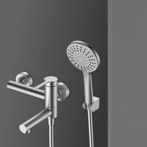 Смеситель для ванны Rossinka Rodchenko RSF-1722S-SSN цвет Сталь