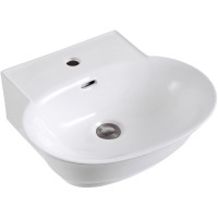 Раковина Aquatek Классик 41 AQ5040-00 Белая фарфор подвесная