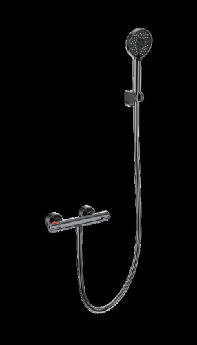 Смеситель для душа Wonzon &amp; Woghand Inn WW-B2063-A-BGG с термостатом цвет Темный графит