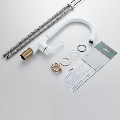 Смеситель для кухни Raffine F103C цвет Белый