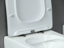 Комплект унитаза с инсталляцией Ceramicanova Metropol CN4002_1001B_1000 с сиденьем Микролифт и Черной матовой клавишей смыва фарфор подвесной
