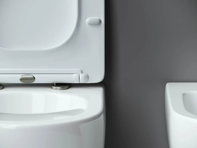 Комплект унитаза с инсталляцией Ceramicanova Metropol CN4002_1001B_1000 с сиденьем Микролифт и Черной матовой клавишей смыва фарфор подвесной