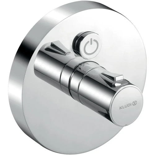 Смеситель для душа Kludi Push 388020538 с термостатом Хром встраиваемый