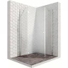 Душевой уголок Ambassador Diamond 100х100 12011112L профиль Хром стекло прозрачное