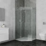 Душевой уголок Ambassador Diamond 100х100 12011112L профиль Хром стекло прозрачное