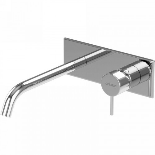 Смеситель для раковины Cezares Leaf LEAF-BLI1-L-01-W0 Хром латунь встраиваемый