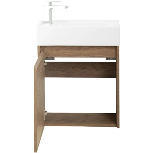 Тумба под раковину BelBagno Kraft Mini 50 L KRAFT MINI-500/260-1A-SO-RT-L подвесная Rovere Tabacco МДФ / ЛДСП