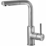 Смеситель для кухни Alveus Siros-P Chr-BR 1132901 Брашированная сталь нержавеющая сталь