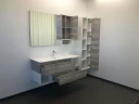 Зеркало со шкафом Comforty Турин 120 00004137136 Дуб бежевый МДФ / ЛДСП, стекло