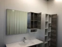 Зеркало со шкафом Comforty Турин 120 00004137136 Дуб бежевый МДФ / ЛДСП, стекло
