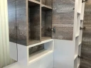 Зеркало со шкафом Comforty Турин 120 00004137136 Дуб бежевый МДФ / ЛДСП, стекло