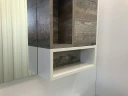 Зеркало со шкафом Comforty Турин 120 00004137136 Дуб бежевый МДФ / ЛДСП, стекло