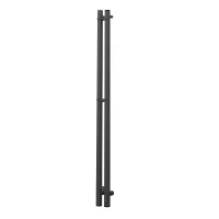 Электрический полотенцесушитель APEXTERMO Sirius 1100x80 SR10111GF с крючками цвет Графит металлик