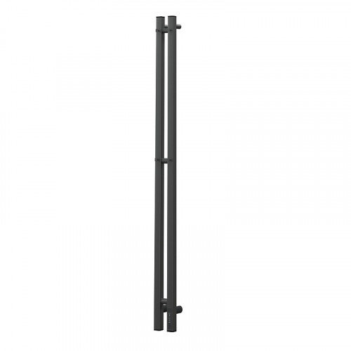 Электрический полотенцесушитель APEXTERMO Sirius 1100x80 SR10111GF с крючками цвет Графит металлик