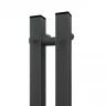 Электрический полотенцесушитель APEXTERMO Sirius 1100x80 SR10111GF с крючками цвет Графит металлик