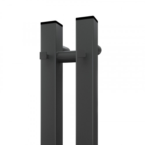 Электрический полотенцесушитель APEXTERMO Sirius 1100x80 SR10111GF с крючками цвет Графит металлик