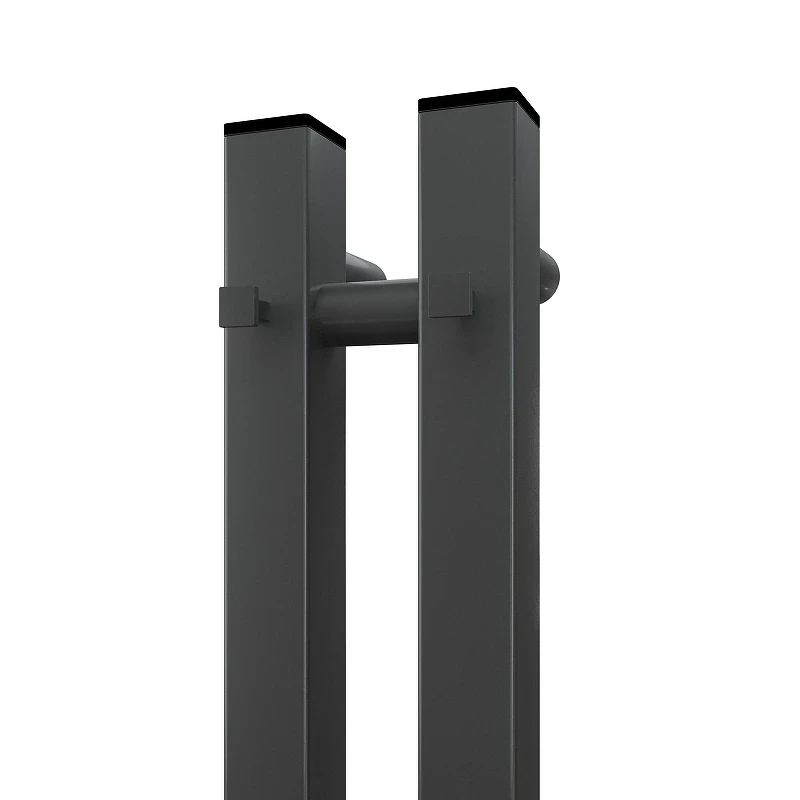 Электрический полотенцесушитель APEXTERMO Sirius 1100x80 SR10111GF с крючками цвет Графит металлик