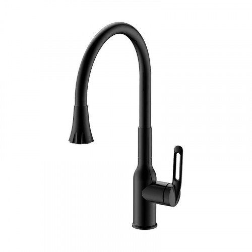 Смеситель для кухни Haiba HB42830-7 цвет Черный матовый