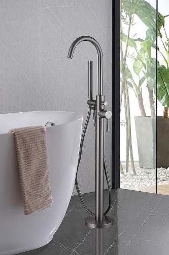 Смеситель для ванны Abber Wasser Kreis AF8115NG Никель