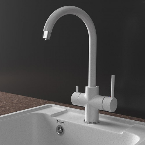 Смеситель для кухни GranFest GF-Z-5422 цвет Серый