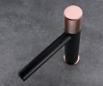 Смеситель для раковины Bronze de Luxe Avantgarde 2030MH Черный Розовое золото латунь
