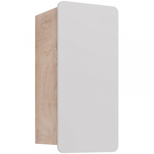 Подвесной шкаф Lemark Olivia 35 LM08OL35PL Белый глянец Дуб Кантри МДФ / ЛДСП