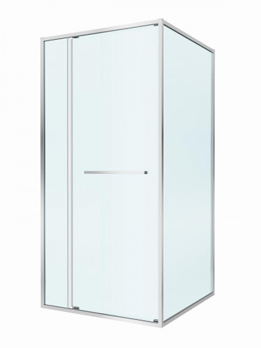 Душевой уголок Cezares Lux 100x80 LUX-AH-FS-11-100/80-C-CR профиль Хром стекло прозрачное