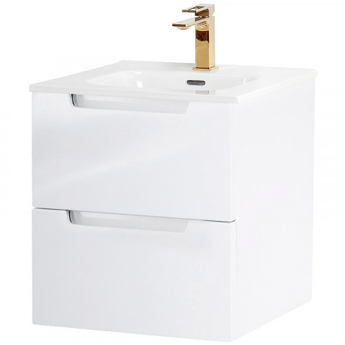 Тумба под раковину BelBagno Etna 50 ETNA-500-2C-SO-BO подвесная Bianco Opaco МДФ / ЛДСП