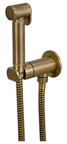 Гигиенический душ со смесителем Remer X Style N64WVO цвет Латунь состаренная