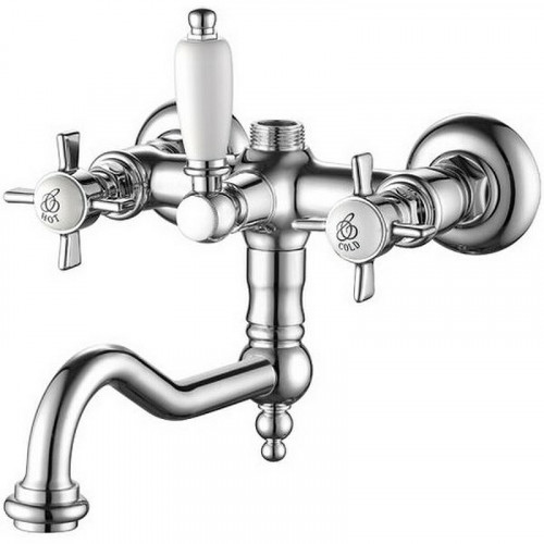 Смеситель для ванны Caprigo Bristol 21-518-crm Хром латунь на стену