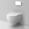 Комплект унитаза с инсталляцией AM.PM Awe FlashClean IS47001.111700 с сиденьем Микролифт и Белой клавишей смыва фарфор подвесной