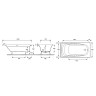 Чугунная ванна Jacob Delafon Super Repos 180x90 E2902-00 с антискользящим покрытием