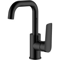 Смеситель для раковины ESKO Lagos Black LG26MB Черный матовый пластик однорычажный