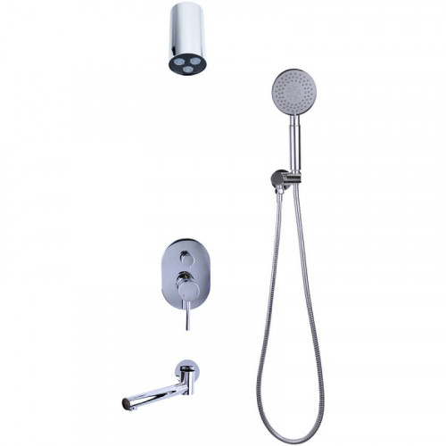 Душевая система Bronze de Luxe Scandi 14582-501C Хром латунь встраиваемый