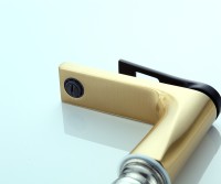Смеситель для раковины Bronze de Luxe Element EL02GB Матовое золото Черный латунь