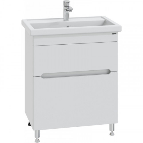 Тумба под раковину СанТа Лондон 70 224006л Белая МДФ / ЛДСП