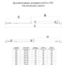 Душевая дверь Veconi Evo 100 GR 180 E1-GR-180-01-C9 профиль цвет Брашированный графит стекло прозрачное