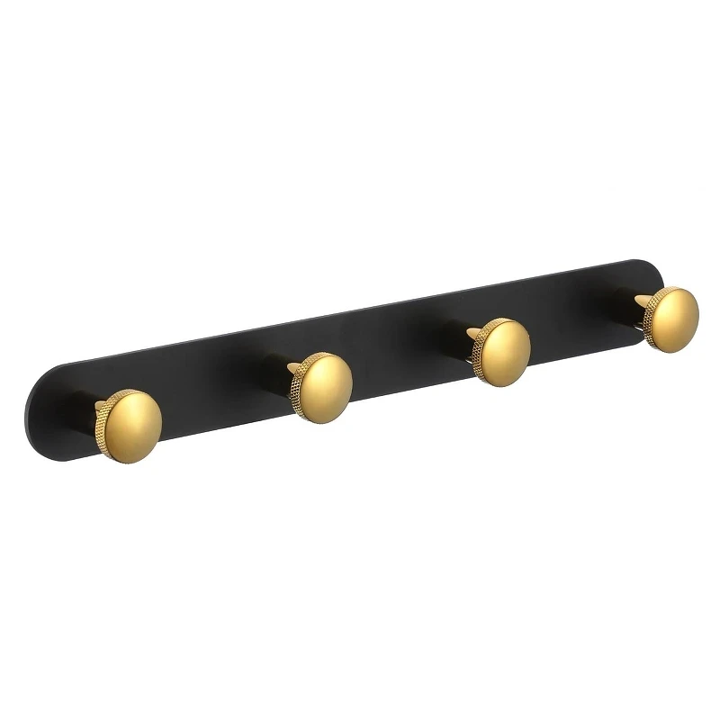 Вешалка для полотенец Savol S-002174HB цвет Черный Золото
