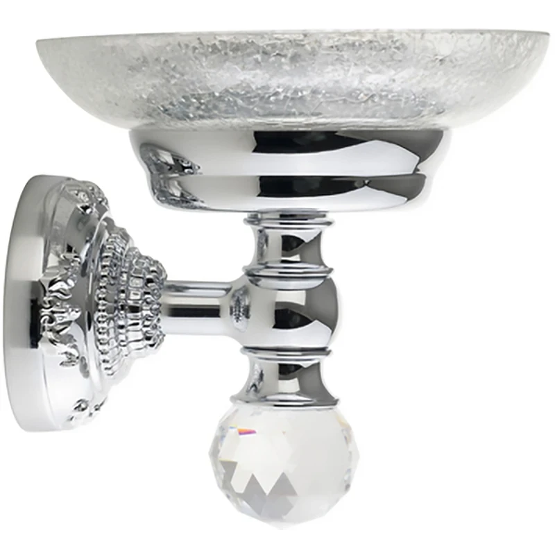 Мыльница Migliore Cristalia 16790 Хром с кристаллом Swarovski