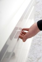 Тумба под раковину Art&amp;Max AM-Platino-580-2C-SO-BM подвесная Белый матовый МДФ / ЛДСП
