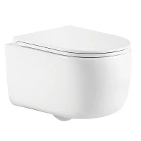 Унитаз Azario Nata AZ-5102T-WHT подвесной цвет Белый с сиденьем Микролифт