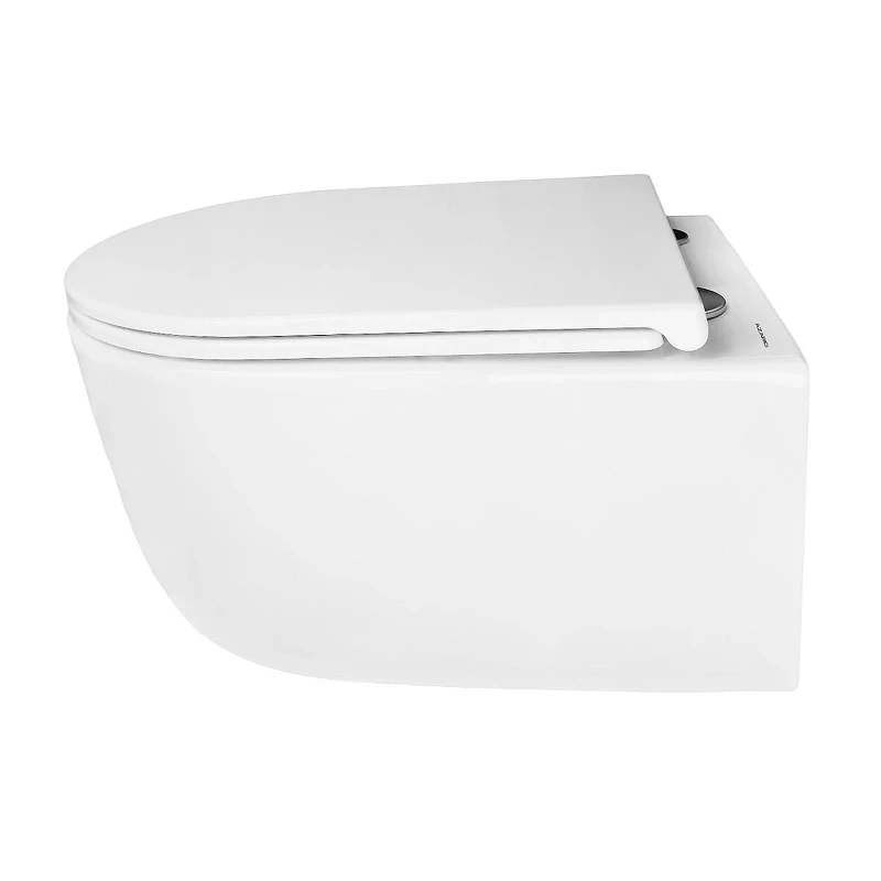 Унитаз Azario Nata AZ-5102T-WHT подвесной цвет Белый с сиденьем Микролифт